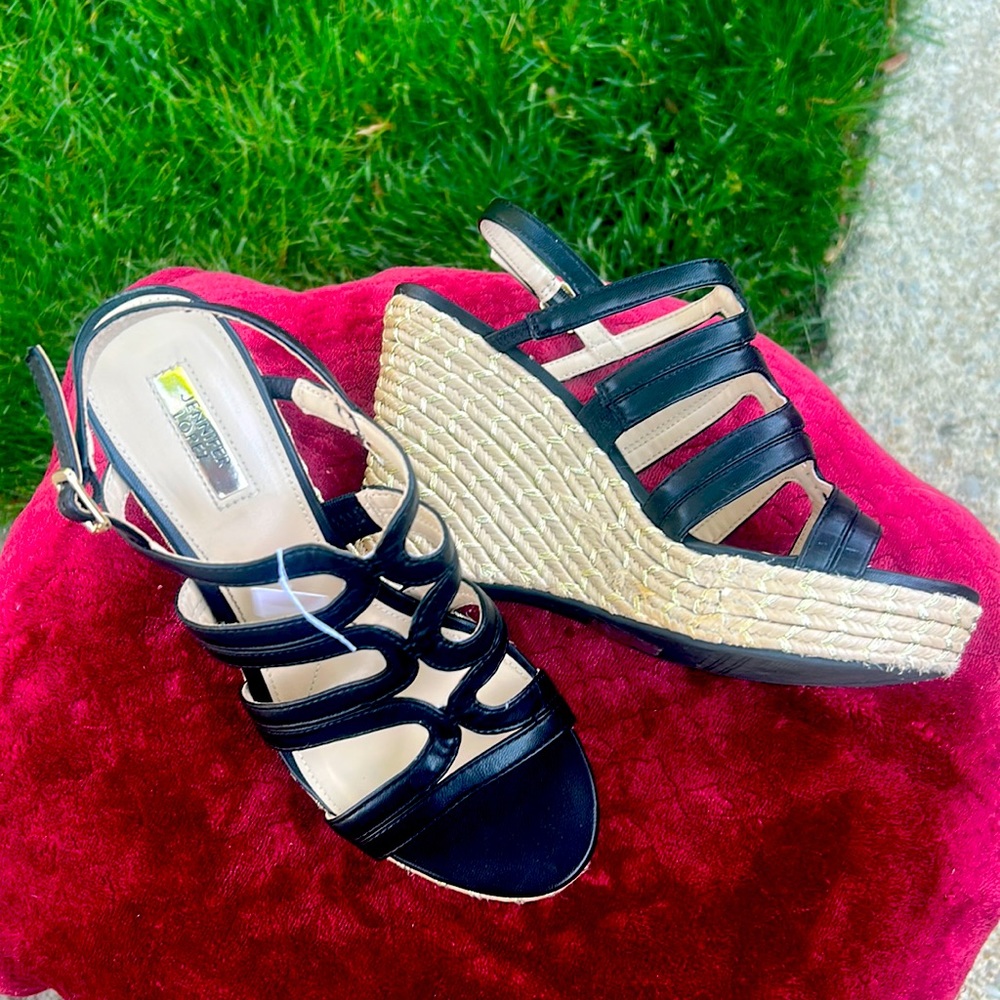 JLo wedged sandals